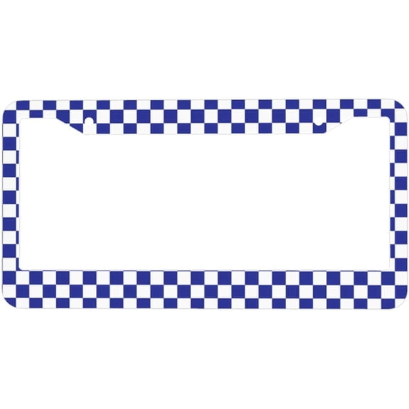 Chic Leopard Animal Print Sparkle License Plate Frame 2 Pack, Universal Aluminum License Plate Holder Car Accessories with Screws for Women