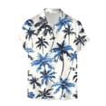 thumbnail image 4 of Mens Hawaiian Shirt Short Sleeve Button Down Shirts Tropical Floral Summer Beach Shirts,S-3XL, 4 of 7