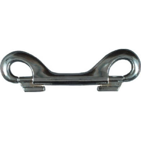 

10PK 4-9/16 Nickel Double Bolt Snap Designed For Use Rope Chain