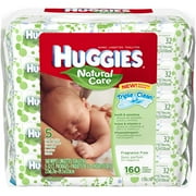 HUGGIES - Natural Care Baby Wipes Refills, 32ct, 5pk