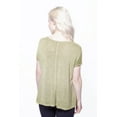 thumbnail image 2 of Ombre Short Sleeve U  Neck Cropped Tee, 2 of 3