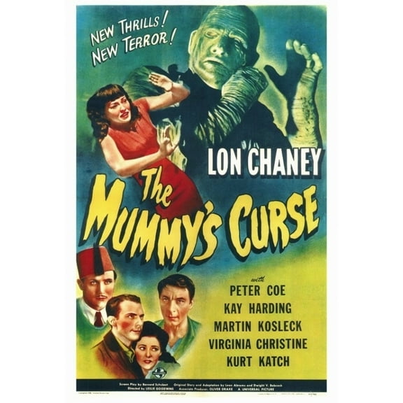 The Mummy's Curse Movie Poster Print (27 x 40)