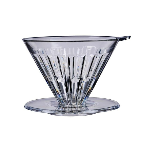 ZWP Égouttoir à Café Résistant à la Chaleur 1-2 Tasses Oeil en Cristal pour Plus de Café Égouttoir