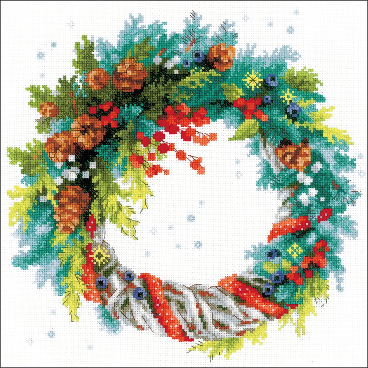 14 Count RIOLIS Counted Cross Stitch Kit 11.75/"X11.75/"-Still Life Wih Martini