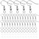 thumbnail image 3 of DIY Earring Hooks for Making Earrings at Home Silver Color Safe for Ears with 3 Sets, 3 of 5