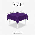 thumbnail image 3 of AK TRADING CO. 54" x 54" Polyester Square Tablecloth - Perfect for Any Occasion Like Parties, Wedding, Buffet Decoration, Indoor & Outdoor Use (Purple), 3 of 17