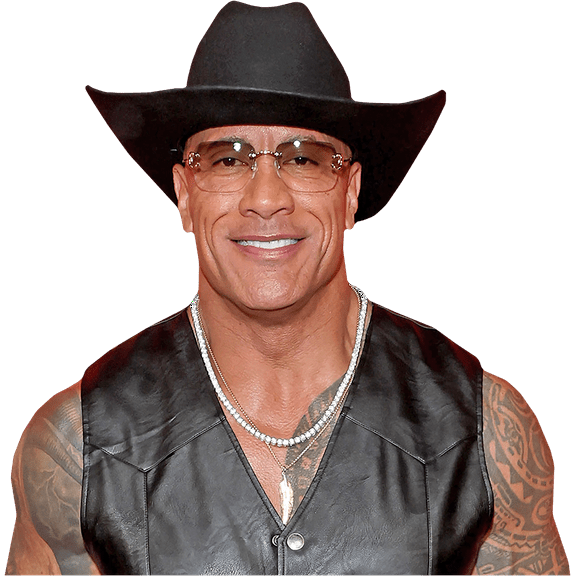 Dwayne 'The Rock' Johnson (Vest) Half Body Buddy Cutout