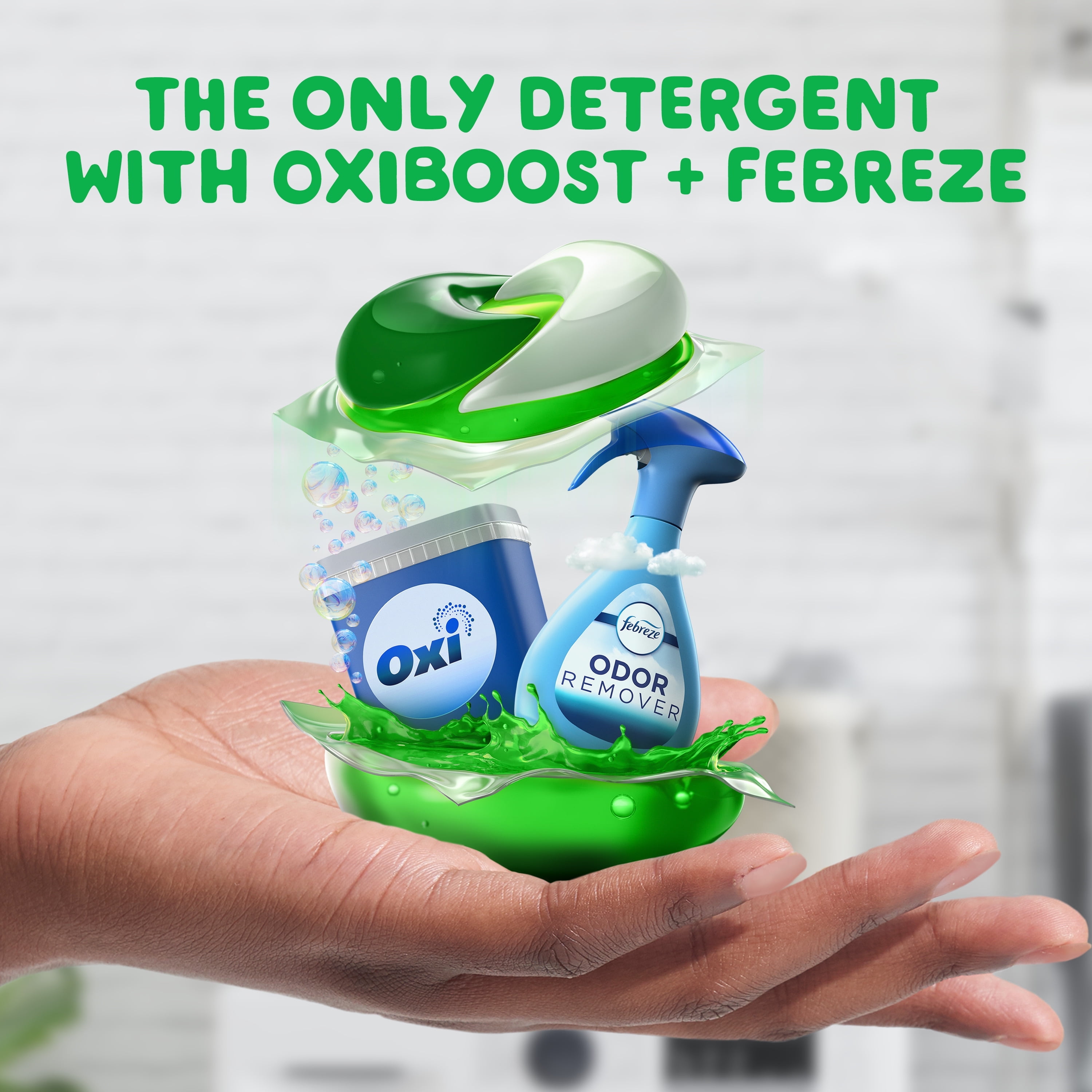 Gain Flings Laundry Detergent Pacs with Odor Defense, Super Fresh Blast Scent, 102 Count