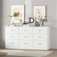 thumbnail image 1 of 63" Modern 9-Drawer Dresser with Power Outlet & USB Ports, 1 of 2