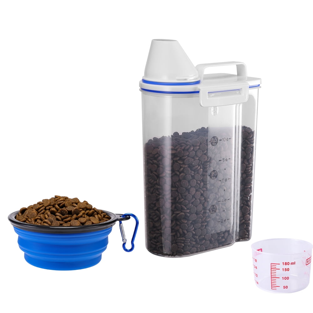 GreenJoy 2.5L Dog Cat Pet Food Storage Container Airtight with