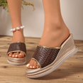 thumbnail image 3 of Viluyesy Womens Slippers Casual Fashion Open Toe Non-Slip Womens Footwear Brown Size 36, 3 of 10