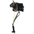 thumbnail image 1 of Caballo de juguete divertido y portátil con cabeza de animal adorable para montar a caballo durante 3 años o más Negro, 1 of 9