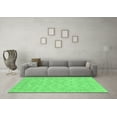 thumbnail image 3 of Ahgly Company Indoor Rectangle Abstract Emerald Green Modern Area Rugs, 2' x 5', 3 of 4