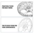 thumbnail image 2 of OULII 8Pcs Multi-use Circle Protractor Plastic Protractor Ruler Geometry Circle Protractor Accessory, 2 of 8