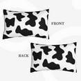 thumbnail image 4 of Naloa Milk Cow Pillowcase, Throw Pillowcase, Wrinkle-Free, Stain-Resistant with Hidden Zipper for Bedroom Sofa - 16"x24", 4 of 9