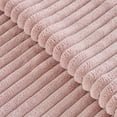 thumbnail image 3 of Fancy Homi Set of 2 Blush Pink Boho Decorative Throw Pillow Covers 16x16 inch for Couch Bed Sofa, Aesthetic Modern Farmhouse Room Decor, Soft Fuzzy Fluffy Cozy Corduroy Textured Cushion Case 40x40cm, 3 of 7