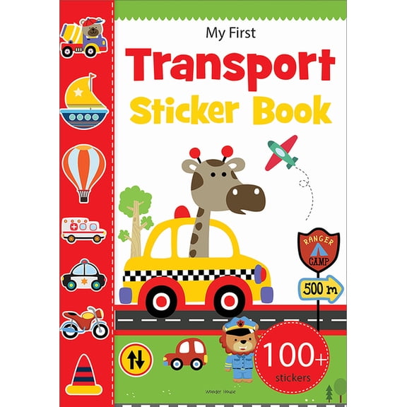 My First Transport Sticker Book: Exciting Sticker Book with 100 Stickers, (Paperback)