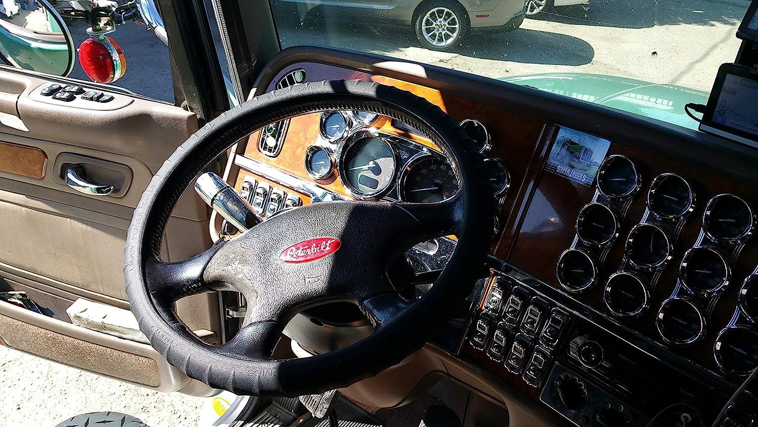 Cameleon Cover New Silicone Semi-truck Steering Wheel Fits 16" 17" 18" 19" Steering Maximum Grip : Buy Online At Best Price In KSA - Souq Is Now - Foto 7