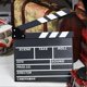 thumbnail image 5 of Movie Film Clap Board 20 X 20cm Dry Erase Black Wooden Clapper Board for Director, 5 of 5