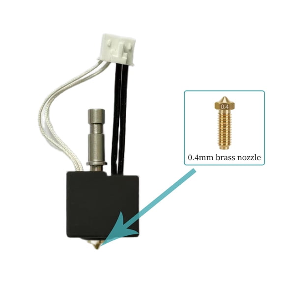 Upgrade Hotend Fit for Anycubic Kobra S1 - High Performance Print Head with Hardened Steel Nozzle