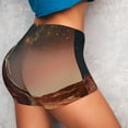 thumbnail image 4 of Balery Astronaut On Mars A Pantalones cortos de entrenamiento estampados para mujer, sin costuras, ajustados, para gimnasio, yoga, correr, deportes, ejercicio activo, fitness.-X-Large, 4 of 8