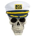 thumbnail image 1 of Penn-Plax Deco-Replica - Captain Skull Aquarium Fish Tank Décor with Swim Through Holes - Large Size, 1 of 6