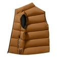 thumbnail image 4 of Donemore Men's Sleeveless Vest Solid Color Multiple Zipper Pockets Outdoor Jacket Coat Casual Windbreaker for Spring Summer, 4 of 8
