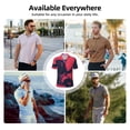 thumbnail image 5 of Sikiie Rock Skull Guitarist Print Men's Short-sleeved POLO Shirts, Button-down Shirts and T-shirts are Suitable for Vacation, Leisure and Business-Small, 5 of 6