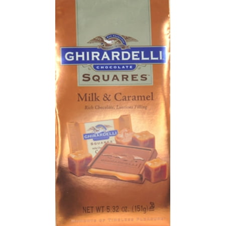 Ghirardelli Squares Milk & Caramel Chocolate, 5.32 Oz.