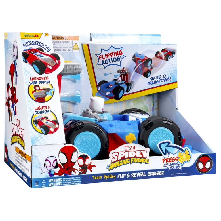 スパイディーぺージ！！！ Spidey & His Amazing Friends Deluxe Flip & Reveal Vehicle, 11