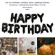 thumbnail image 5 of Injueey Juego de FELIZ CUMPLEAÑOS Letras del alfabeto Globos de papel de aluminio Decoración de fiesta de cumpleaños Kits de decoración para fiestas No.07 Injueey HA002702-07B, 5 of 6