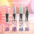 thumbnail image 4 of Graflsoa B509 Stylo Gel Pailleté avec Pointe Fine de 0,5 mm, Design de Rouge à Lèvres Stylé, Options Rose Foncé, Rose Pâle, Violet Ou Vert, Corps en Plastique Compact de 10 cm, 4 of 6