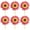 rose Red, variant on 6PCS Windmills Sun Flower Pinwheel Rotation Windmill Wedding Ornament Kids Outdoor Toy Kindergarten Lawns Garden Decors