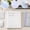 White, variant on A4 File Folder with 4 Document Sleeves Pastel Binder Pockets Storage Holder for Office Home Study Travel Paper Note Organization Supplies Folder