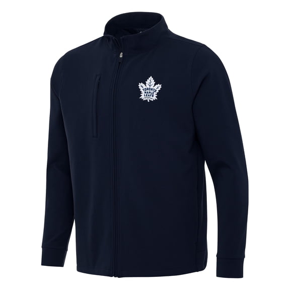 Men's Antigua Navy Toronto Maple Leafs Regard Full-Zip Jacket