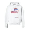 thumbnail image 2 of "Strong Faded" White Pullover Hoodie For Men And Women, 2 of 5
