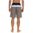 thumbnail image 5 of Mens Swim Trunks with Compression Lining - Quick Dry Microfiber Swim Shorts Bathing Suit - Mens Board Shorts Swimwear-5114-Nv-Gr-XL, 5 of 5