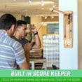 thumbnail image 4 of GoSports Hook21 Ring Swing Game - Indoor or Outdoor Ring Toss Game with Foldable Arm - Natural, 4 of 6