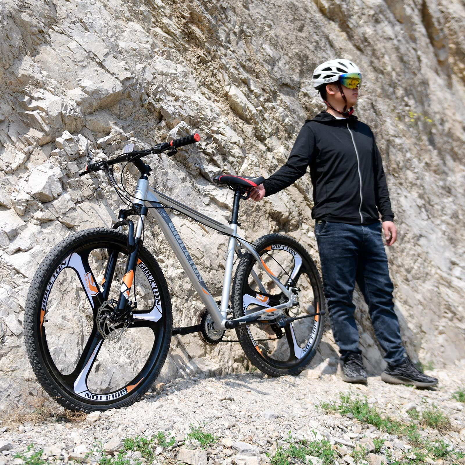 Mountain Bike,Aluminum Mens Bikes 21 Speed Bicycle 29" Wheels for Adult Womens