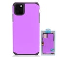 thumbnail image 2 of Apple iPhone 11 PRO Phone Case Protective Tuff Hybrid Drop Protection Shockproof Armor Dual Layer Frame Heavy Duty Rubber Rugged Silicone Gel TPU Slim Cover PURPLE Cover for Apple iPhone 11 Pro / 5.8", 2 of 5