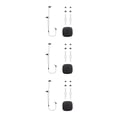 thumbnail image 2 of Seitruly Auriculares intrauditivos Reducción de ruido Reemplazo de auriculares de 360 ​​grados para Quest 2, Negro Type1 NO1, 2 of 6