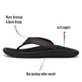 thumbnail image 4 of OUSIMEN Men's Beach Flip Flops Comfort Casual Thong Sandals Outdoors Arch Support Flip-Flop, 4 of 8