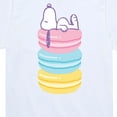 thumbnail image 3 of Peanuts - Snoopy Stacked Macarons - Youth Short Sleeve Tee, 3 of 6