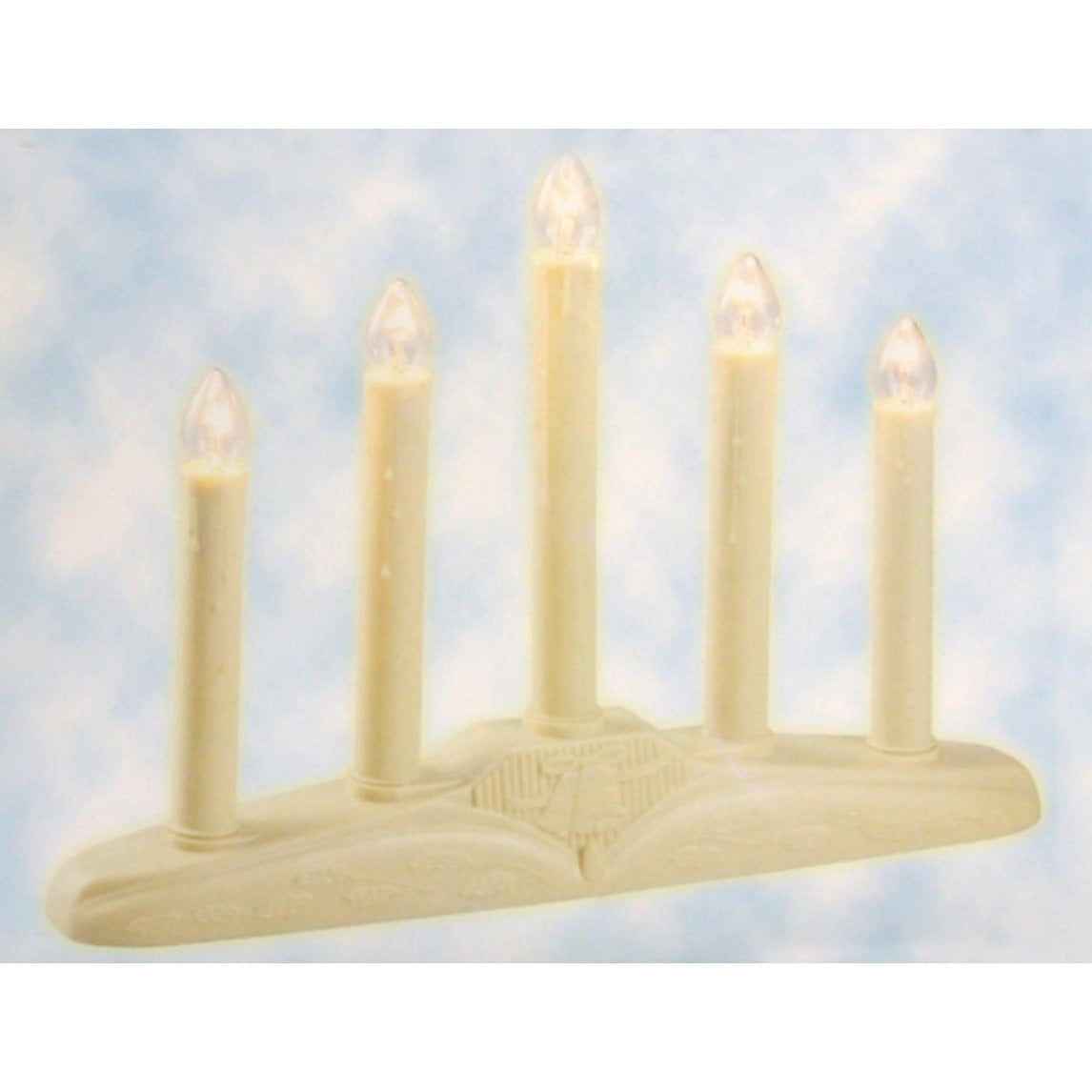 Northlight 5ct Light With Candles On Holly Berry And Bell Base Candle Lamp 14 5 Green Walmart Com Walmart Com