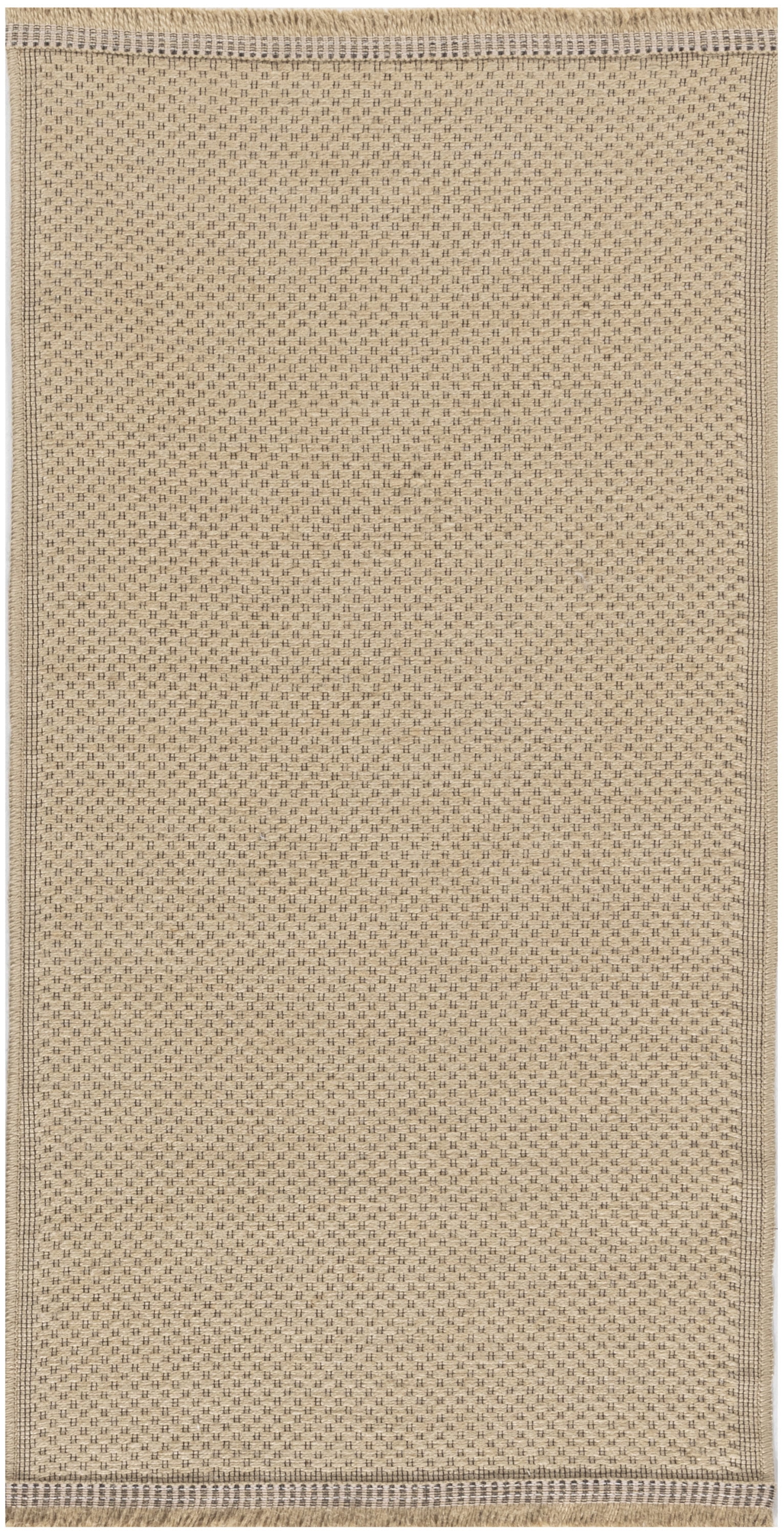 Nourison Washable Organic Solid Natural 2' x 4' Area Rug (2x4)
