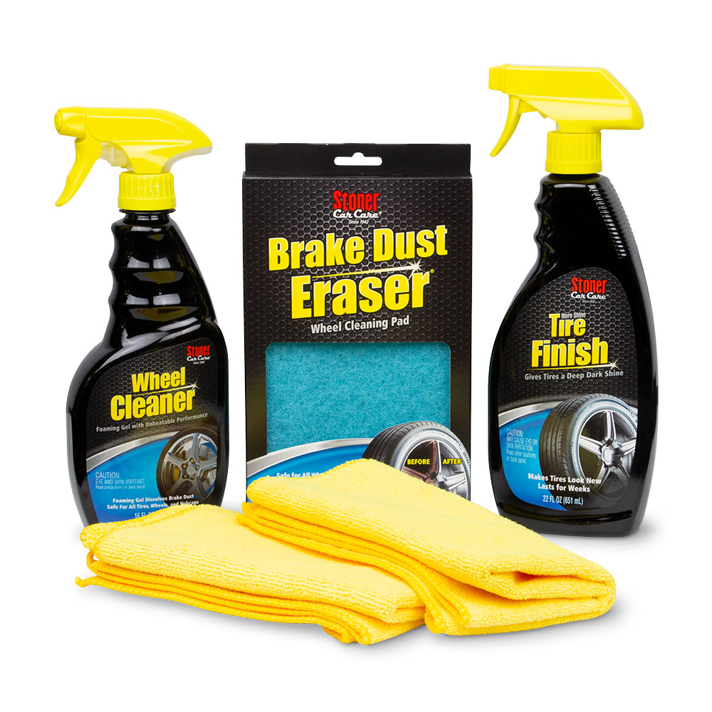 Stoner Car Care 99057 Wheel and Tire 5Piece Kit Includes Wheel Cleaner