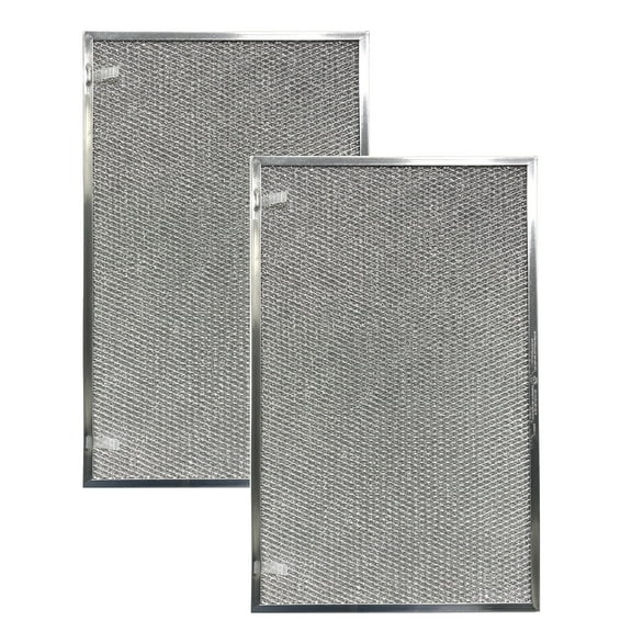 Air Filter Factory 11-7/8 x 20-11/32 x 3/8 Range Hood Aluminum Grease Filters 2-Pack (Sold without manufacturer warranty)