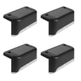 thumbnail image 2 of Becaristey 4pcs Fence Light 0.12W 3lm White LED Solar Deck Stair Light Waterproof Secu, 2 of 6