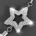 thumbnail image 4 of Accesorios para espejo de coche, adorno de estrella de plumas blancas, accesorios para colgar espejo retrovisor para coche, bonita decoración de diamantes oso de fresa  Juguete, 4 of 5