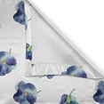 thumbnail image 5 of Ambesonne Floral Grommet Curtain, Watercolor Violet Blooms, 50" x 120", Turquoise Navy Blue, 5 of 6